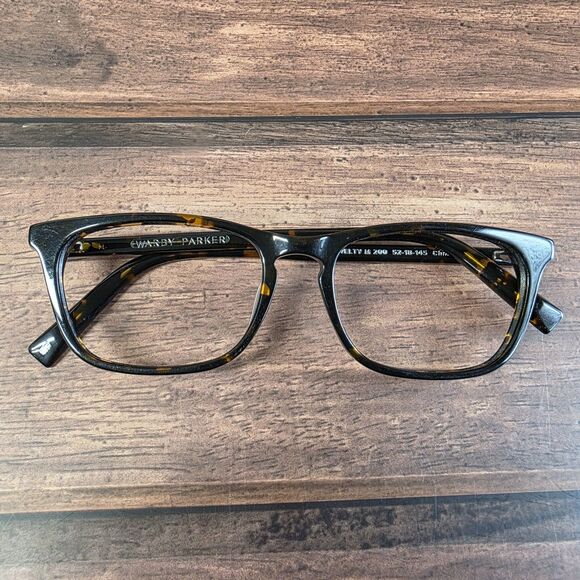 Warby Parker Eyeglass Frames Mens Medium Square Rectangular WL2TY M 200 Glasses - Picture 10 of 11